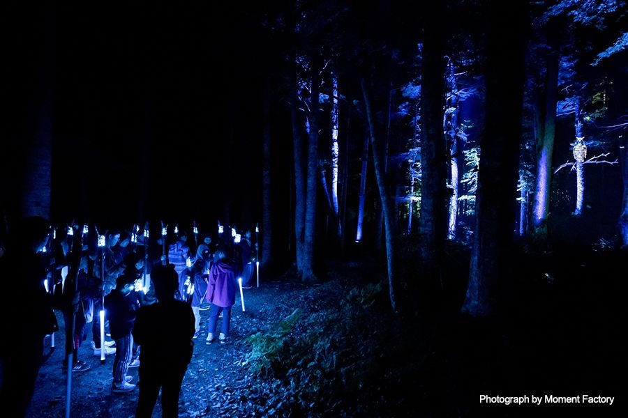 案例｜皇家88为壮观的Kamuy Lumina魔法夜行旅游项目提供配乐设备